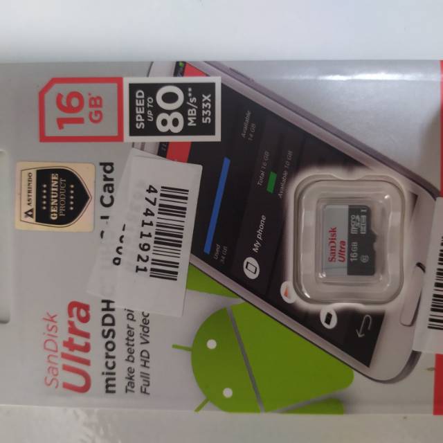 MMC Sandisk 16gb