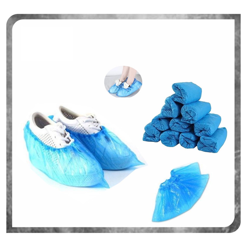 1 PCS SARUNG Pelindung Sepatu Anti Air Hujan Sekali Pakai / Shoes Cover Disposable