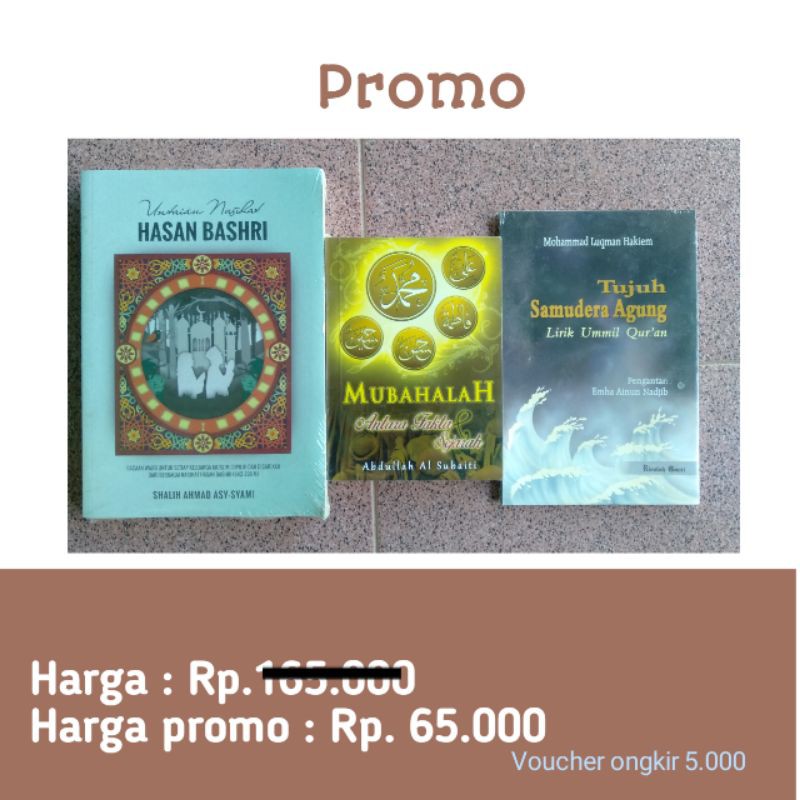 untaian nasihat hasan bashri (sepaket isi 3 buku)