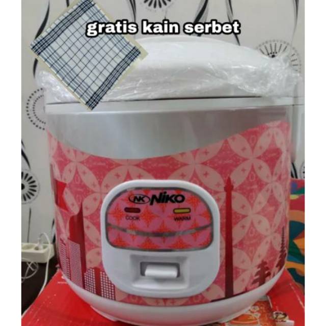 Magicom rice cooker 1.8 liter merk niko