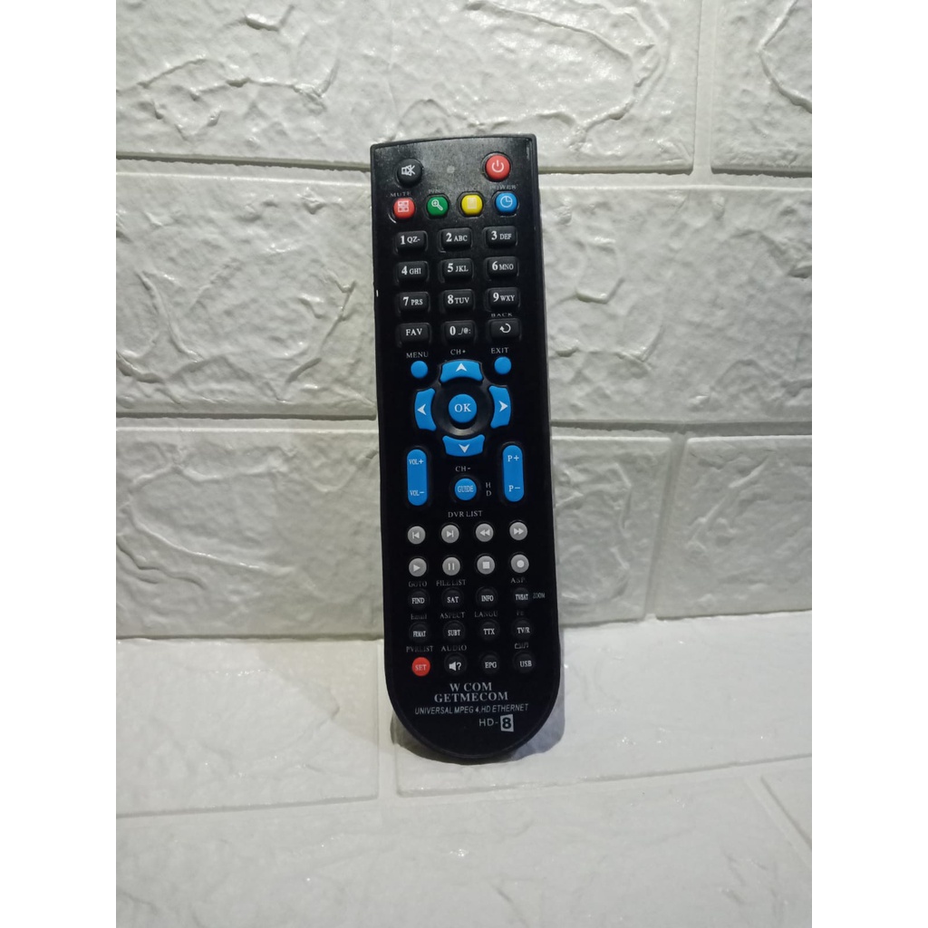 REMOTE MASTER HD 8 MPEG4 Remot Universal Untuk Receiver