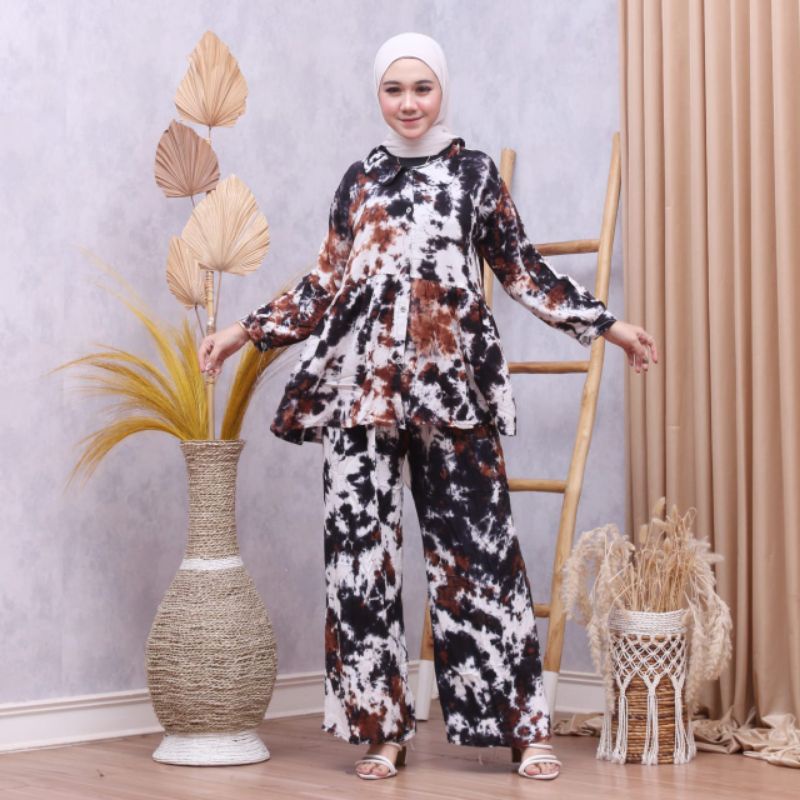 setelan tie dye batik tie dye tie dye set tie dye batik pekalongan
