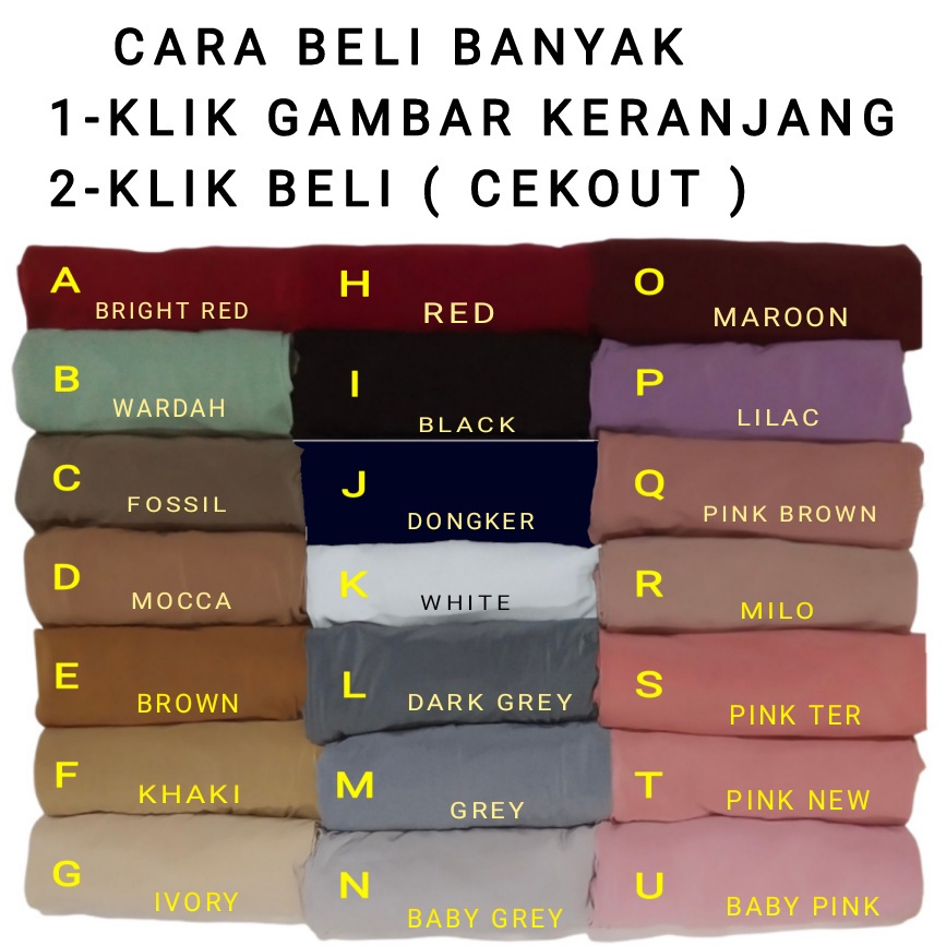 HIJAB L JERSEY PREMIUM NUTUP DADA PET TALI DEWASA- JILBAB KHIMAR KERUDUNG / READY GROSIR BPL TEEN BPL DEWASA BPL XL JUMBO JENIRA PAMELA FAMELY -kode KBSN 212  AO-3