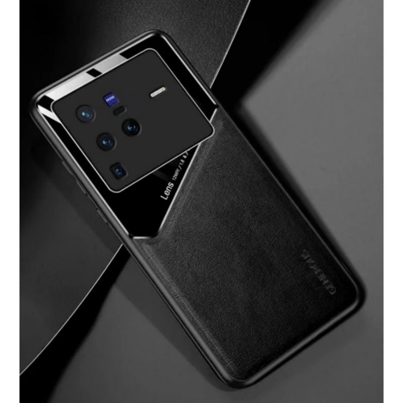 Casing Vivo X80 X80 Pro Leather Texture Pixel Glass Soft Hard Case Vivo X80 Vivo X80 Pro Cover