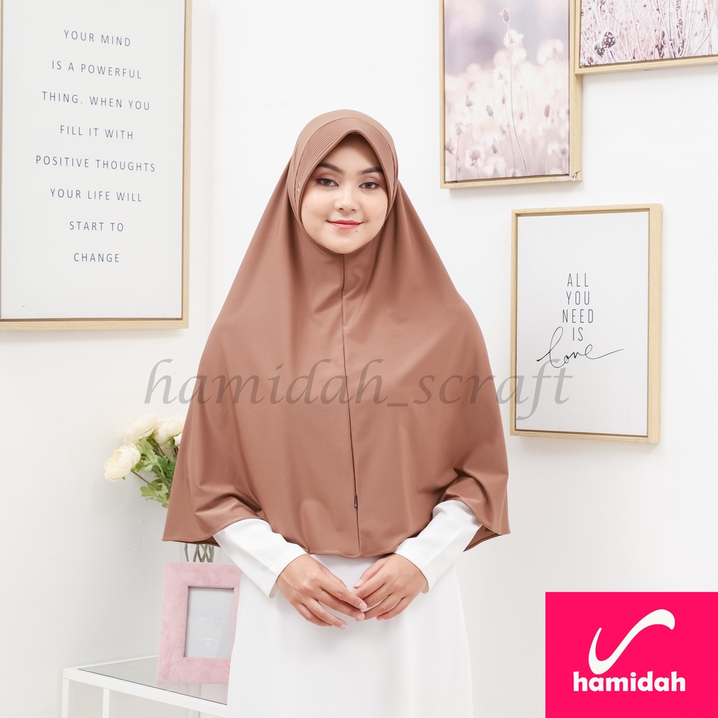 BERGO HAMIDAH JUMBO BERGO INSTAN MURAH KERUDUNG JUMBO XL