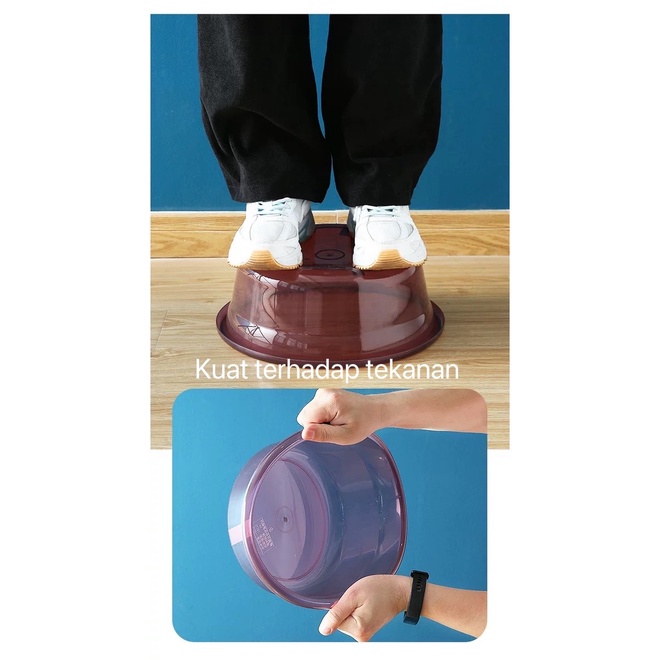 Tempat sayuran Baskom Transparant Anti Pecah Dengan bahan terbaik Tempat cuci baju terbaik