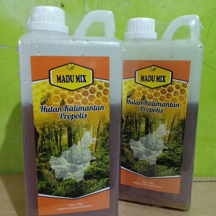 

Madu Mix 1 Kg Hutan Kalimantan plus Propolis