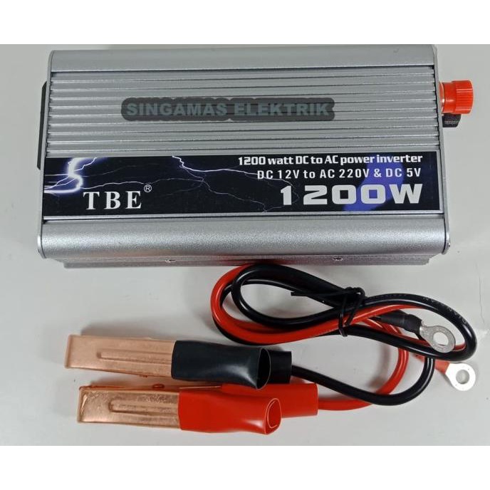 Inverter TBE 1200 Watt DC to AC - DC 12Volt-24Volt to AC 220V & 5V