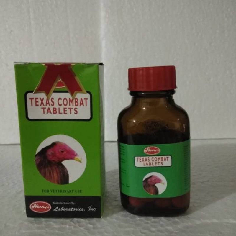 DOPING AYAM CEPAT MARAH TEXAS COMBAT STAMINA AYAM TARUNG IMPOR IMPORT 30 tablet