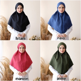 Hijab Bergo  Maryam  Instan Diamond Tali Khimar Jilbab  