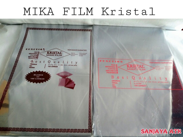 

Sale COVER MIKA JILID KRISTAL BENING TRANSPARANT