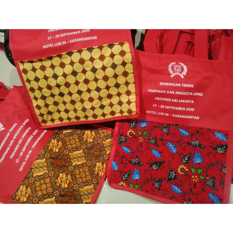 tas seminar sablon tas bimtek tas batik murah di shopee