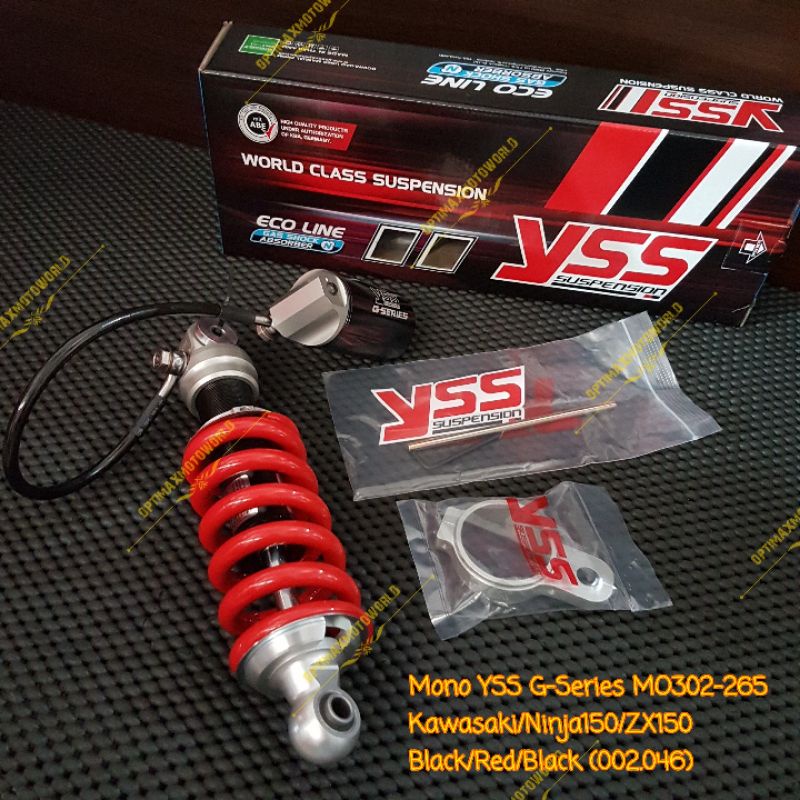 SHOCKBREAKER MONO SHOCK YSS ECO LINE GOLD G SERIES MO 302 265 KAWASAKI NINJA R RR ZX 150 ORIGINAL or