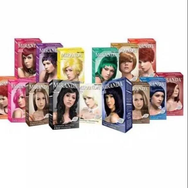 Semir Rambut Miranda Hair Color (30+30ml + 10) Permanen