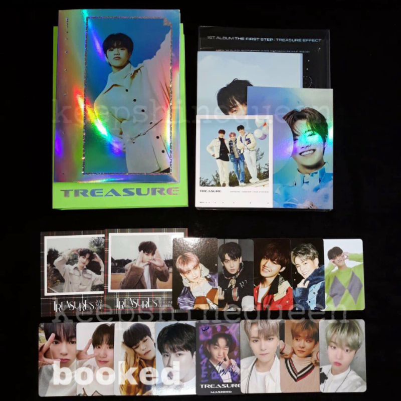 PHOTOCARD PC TREASURE EFFECT GREEN WELCOL KEMPI MANYO MASHIHO YOSHI DOYOUNG HARUTO JUNGHWAN JIHOON