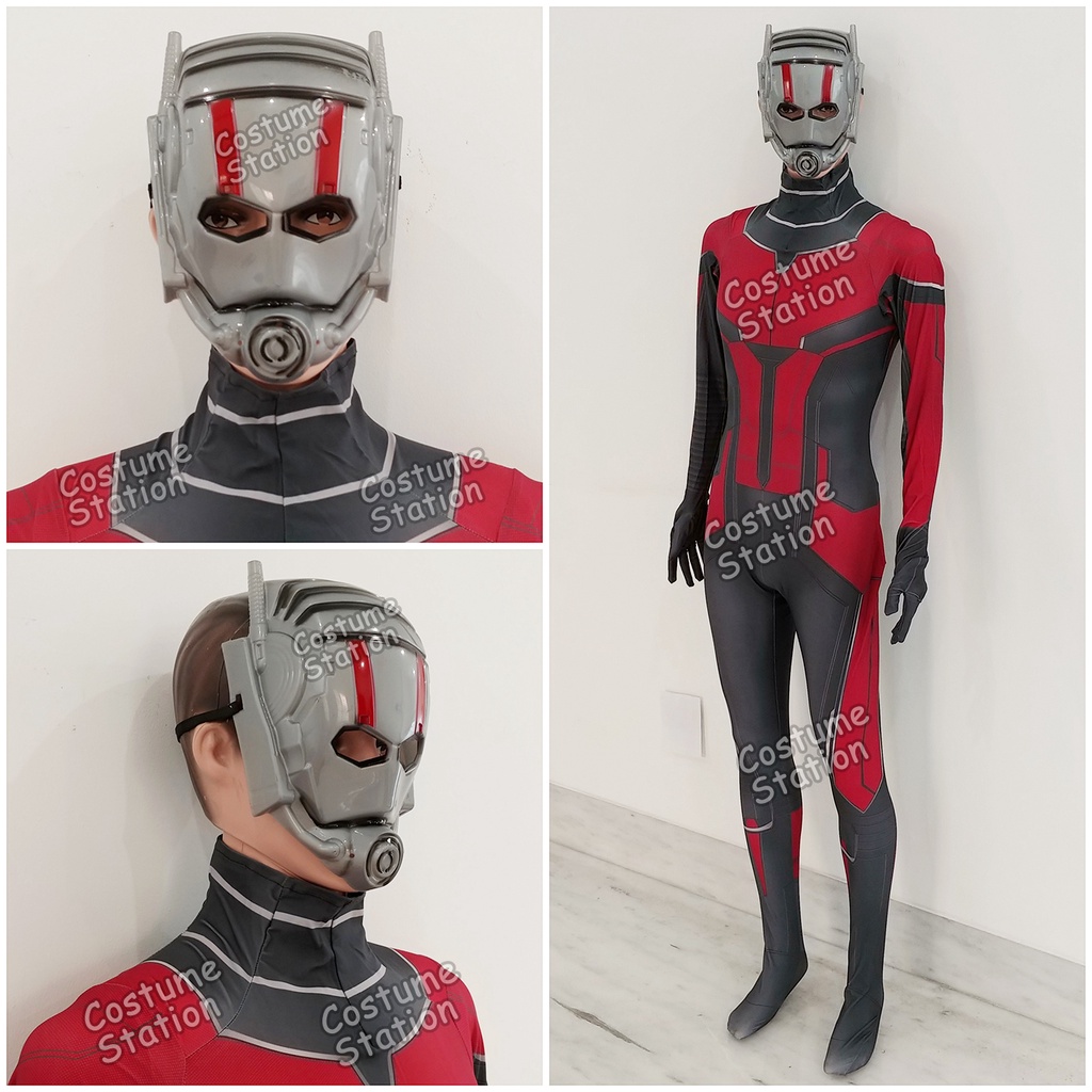 Kostum Antman / Costume Superhero Marvel Avengers pria dewasa