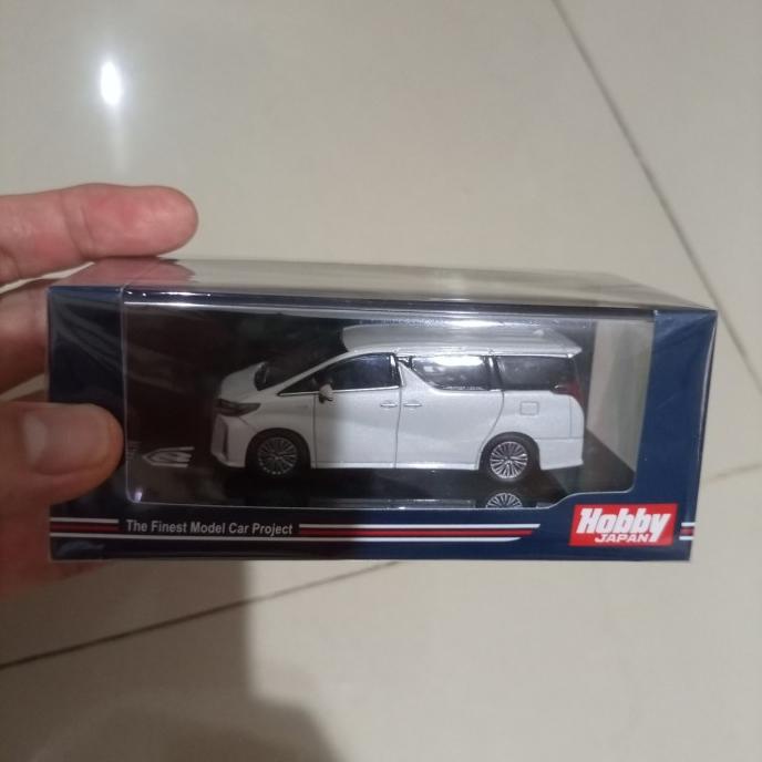 AA DIECAST HOBBY JAPAN TOYOTA ALPHARD HYBRID WHITE PEARL