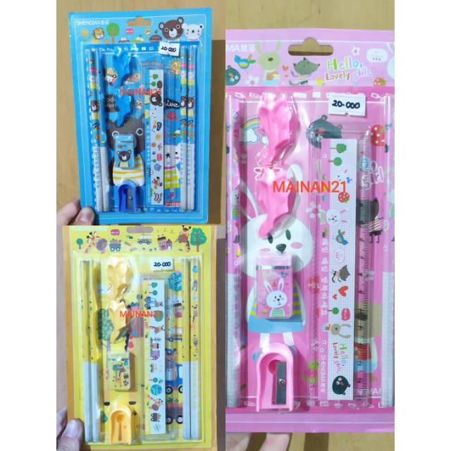 

Paket Alat Tulis 9 in1 Karakter Animal NO. SM-8834