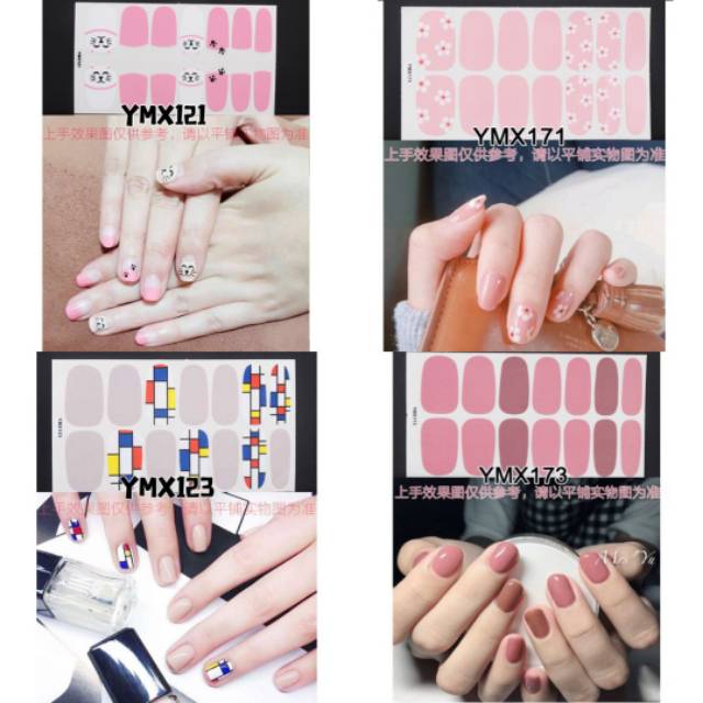 STIKER KUKU NAIL STICKER KARAKTER KODE YMX BAG 2