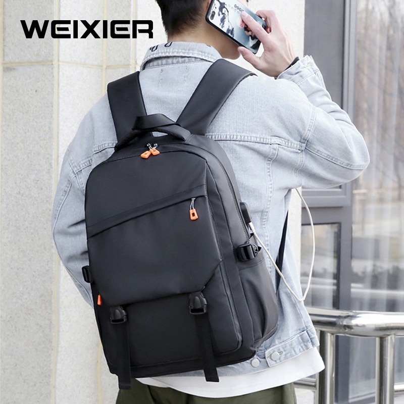 WEIXIER 5258 Tas Punggung Pria Ransel Laptop Anti Air WK-SBY