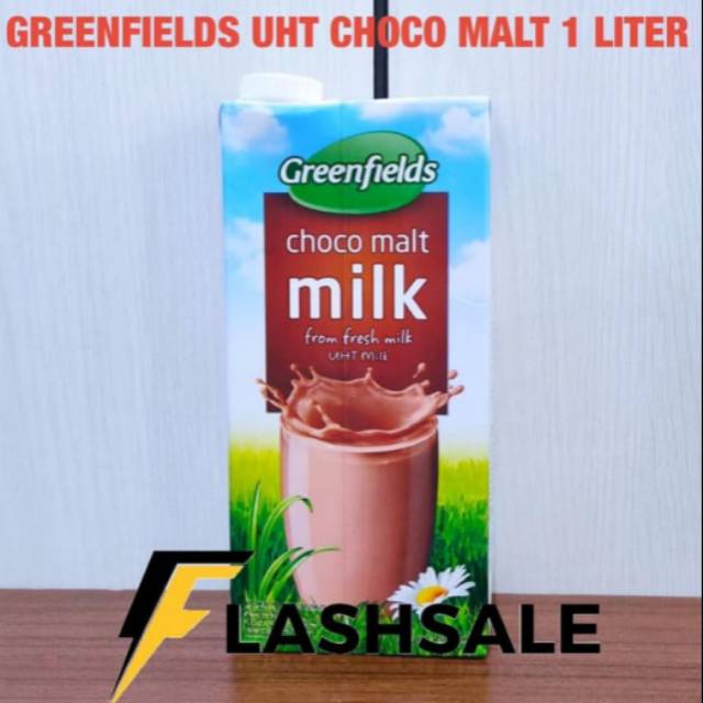 

susu greenfields uht choco malt 1 liter PCS