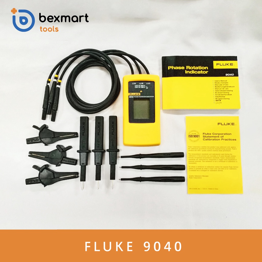FLUKE 9040 Phase Rotation Sequence Checker 3 Phase