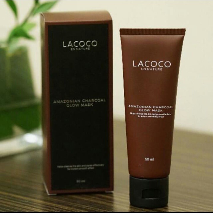 lacoco amazonian charcoal glow mask