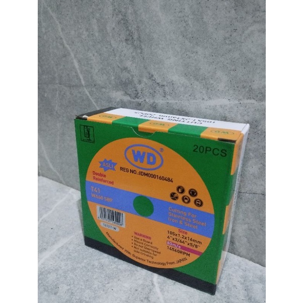 Batu WD gerinda potong WD isi 20 pcs