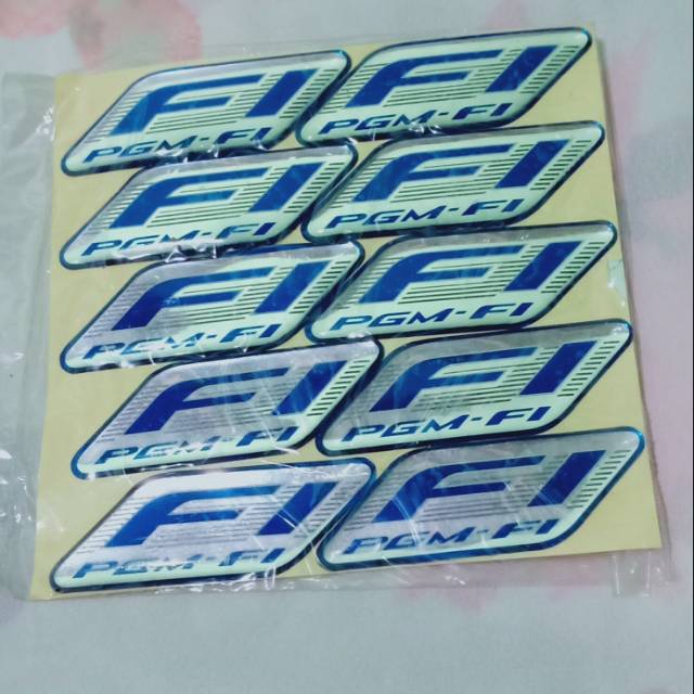 Stiker emblem timbul logo PGM-f1 - STIKER PGM F1 TIMBUL