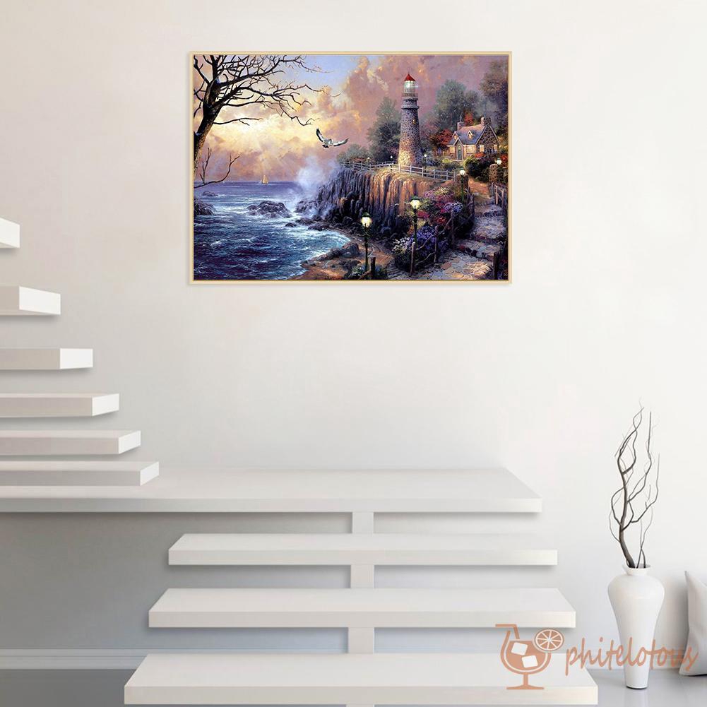 Cod Lukisan Diamond 5d Diy Gambar Pemandangan Desa Desa Untuk