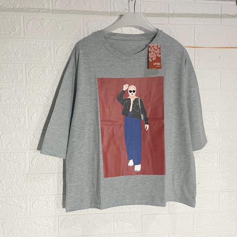 kaos siku kaos tumblr kaos 7/8 kaos oversize kaos print karakter