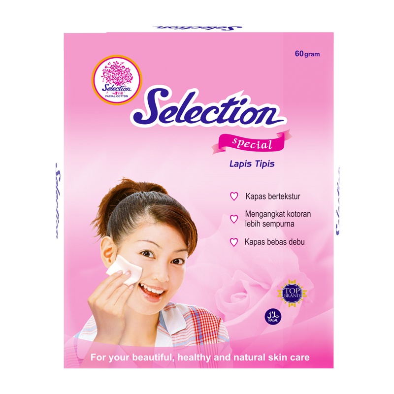 Selection Special Facial Cotton Kapas Lapis Tipis