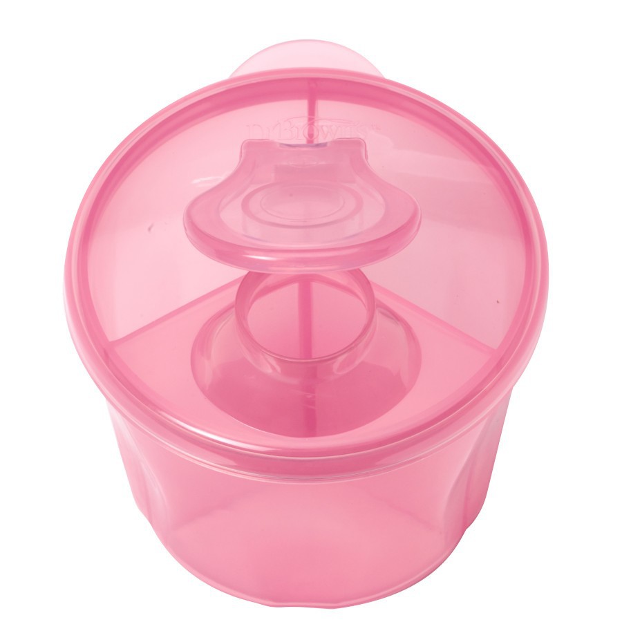 Dr. Brown's Milk Powder Dispenser Container Susu Pink Merah Muda