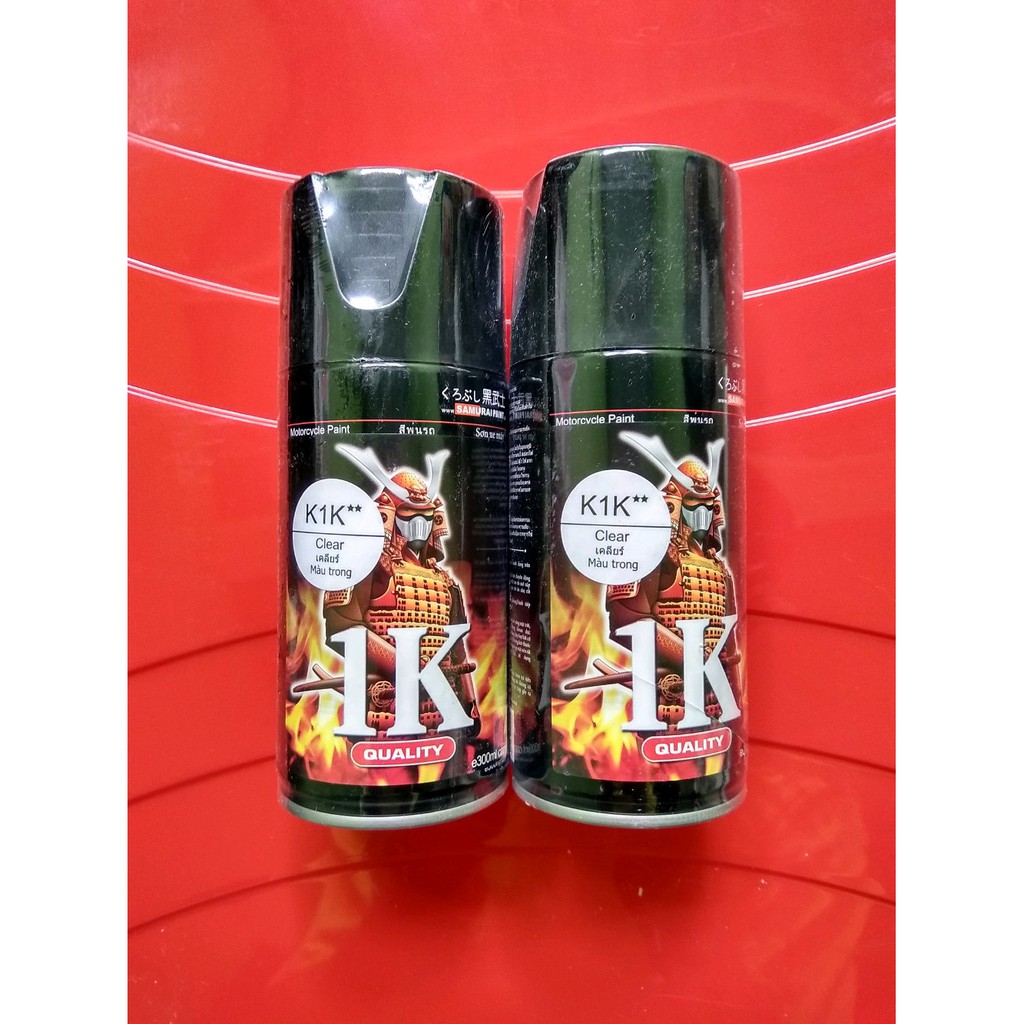 

Cat Semprot Samurai No 1K Warna Clear Murah