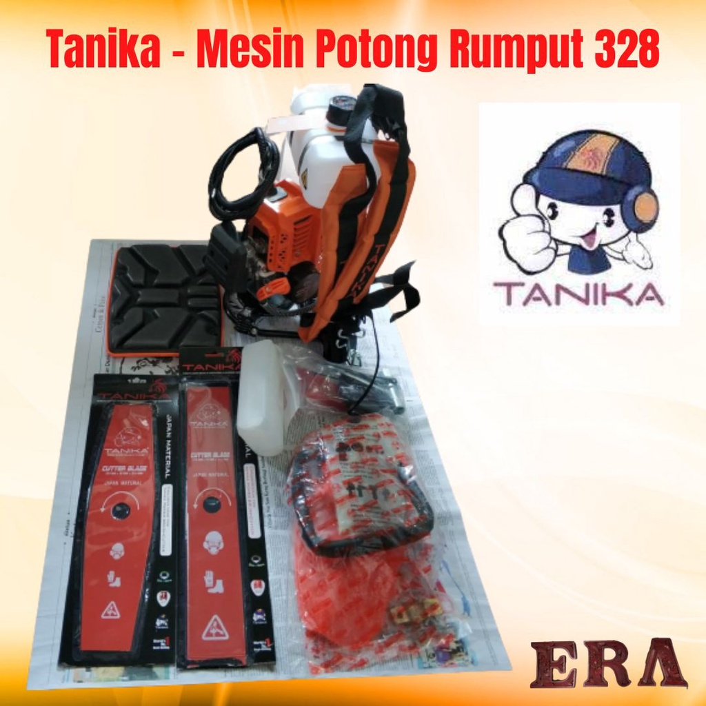 TANIKA - MESIN BABAT RUMPUT TNK 328 ER BRUSH GRASS CUTTER Alat Pemotong Potong Rumput Berkualitas Mu