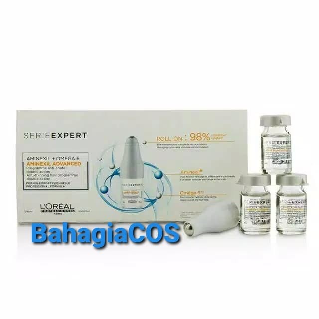 Rambut-Serum-Vitamin- Loreal Aminexil 10X10Ml Serum Rambut Rontok -Vitamin-Serum-Rambut.