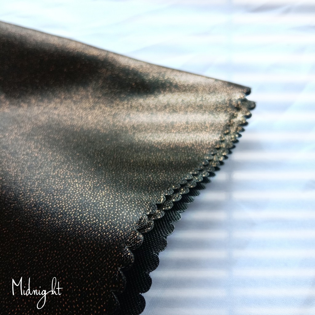 SHINAR GLAMOUR Gliter Hijab 115x115cm / Kerudung / Jilbab Segi Empat Premium-SHINAR-MIDNIGHT