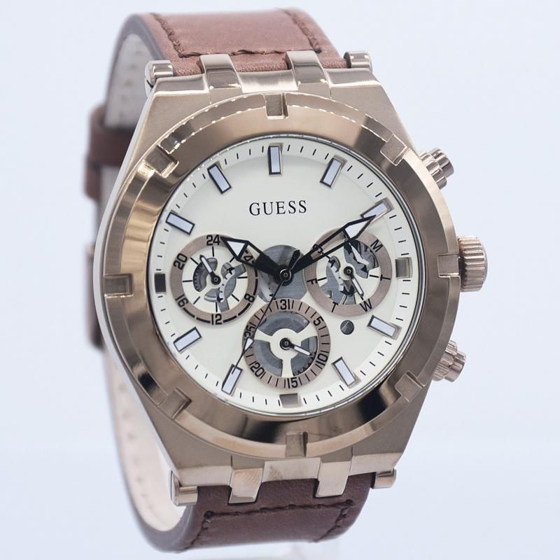 Jam Tangan Pria Guess GW0262G3 GW0262G2 GW0262G1 Leather Kulit Original Murah