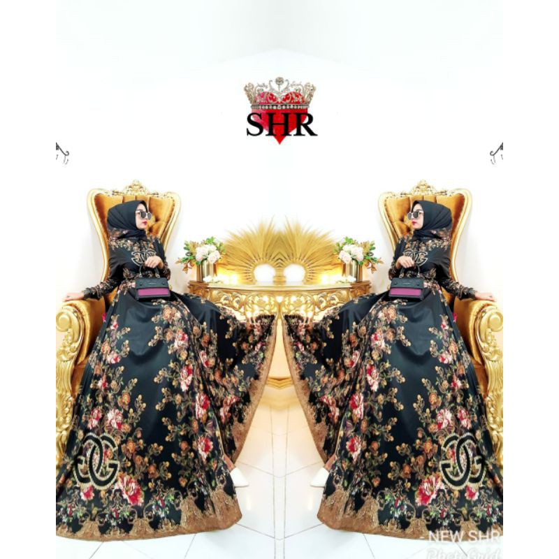 New Maxi Dress Scuba Premium SHR Original