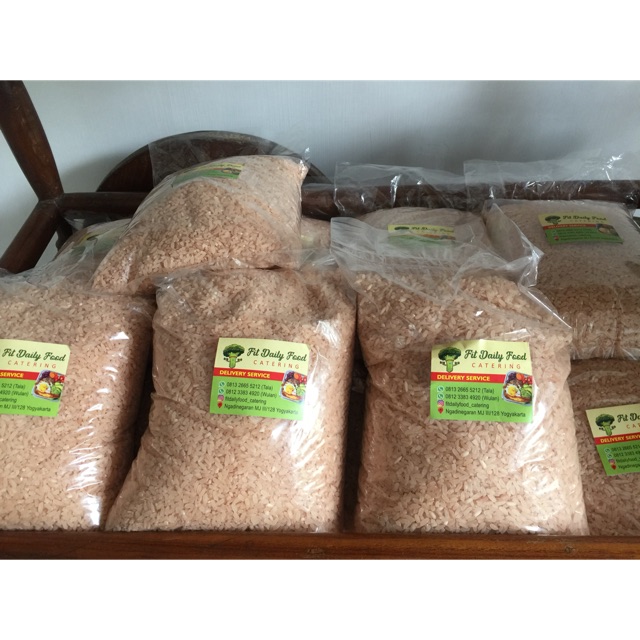 

Beras Merah Slip Organik Pecah Kulit Ari (Brown Rice) 500gr / 500 gram