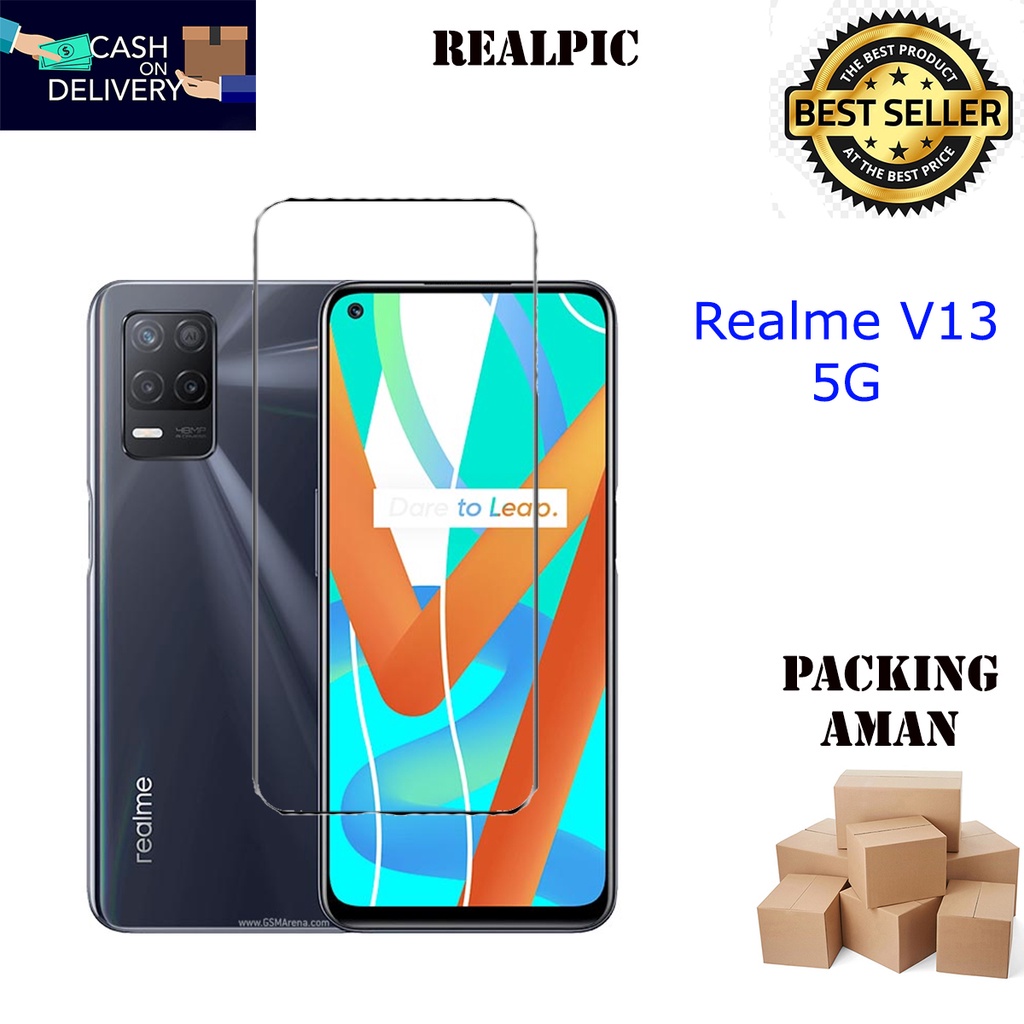 Tempered Glass Realme V13 5G Screen Protector Anti Gores