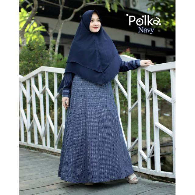 Gamis Polka ori Akifa