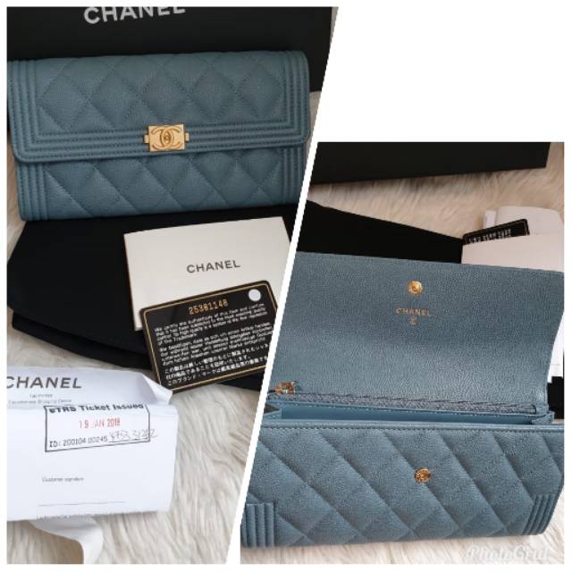 Chanel Wallet boy second prelove@10