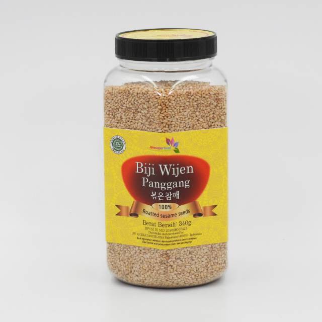 

BIJI WIJEN PANGGANG / ROASTED SESAME SEEDS 340 GRAM JAVA SUPER FOOD
