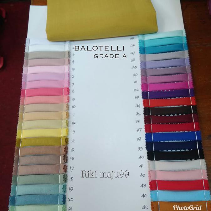 promo kain / bahan balotelli, kain balotelli premium terbaru