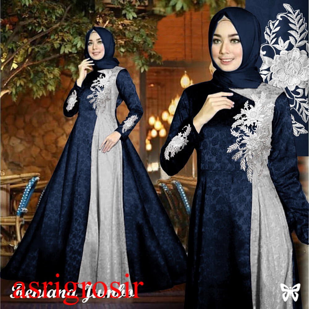 Gamis Syari Jumbo LD 120 Terbaru Reniana