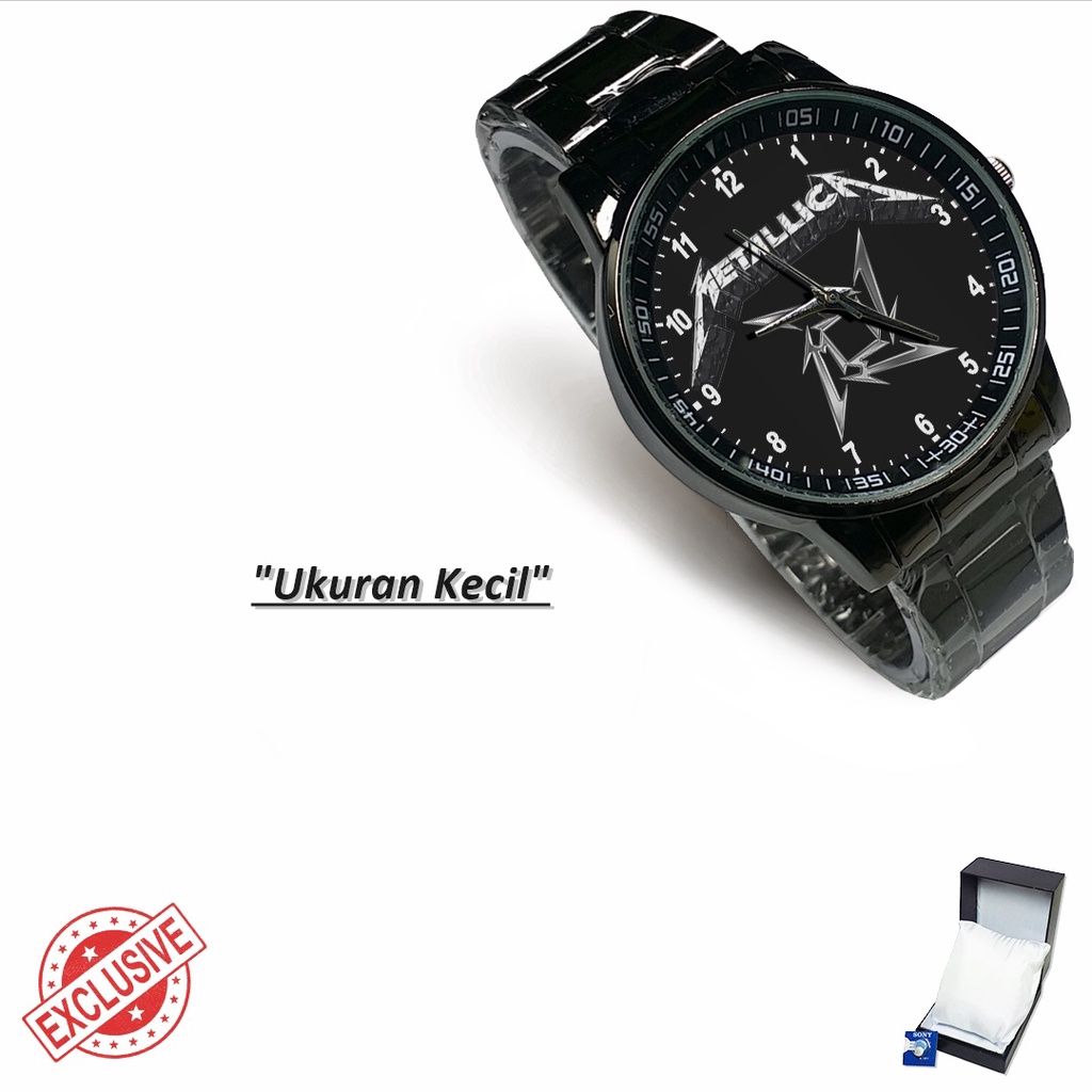 Jam Tangan Rantai Couple METALLICA MOTIF - 2 (Awesome)