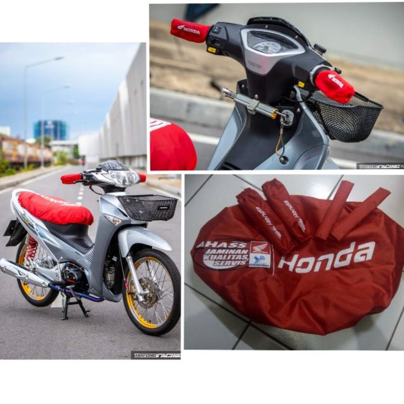 sarung motor wave 125 Thailand/sarung motor Honda/sarung jok motor beat Scoopy Vario Supra dll