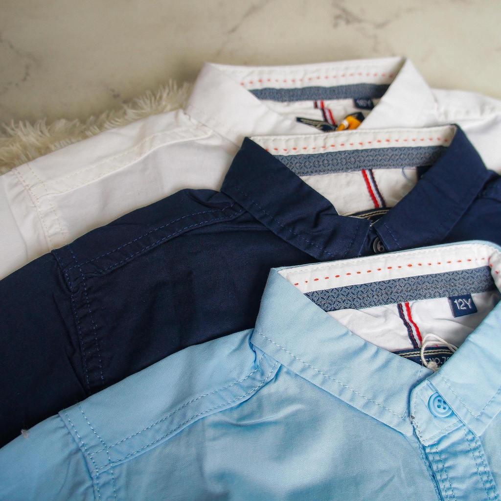 TSNO.7G Kemeja Anak Tangan Pendek Laki - Laki CL81004