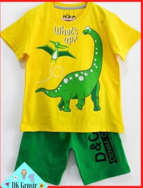 STELAN KAOS DINO ANAK